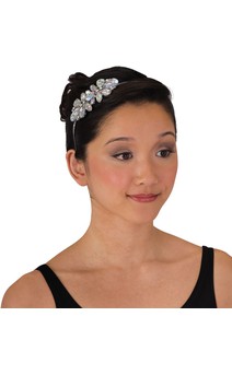 Click for more information about Aurora Borealis Rhinestone Flower Headband